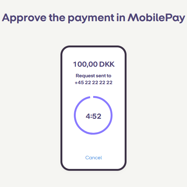 mobilepay approve payment
